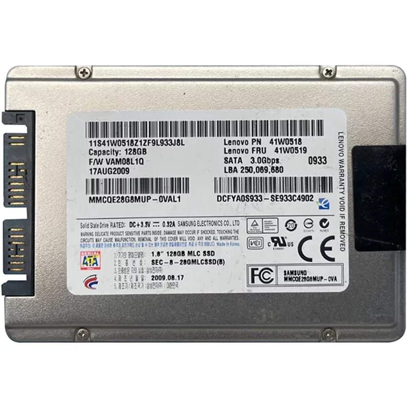 Lenovo 41W0518 | 128GB Multi-Level Cell SATA 3Gb/s Micro 1.8-Inch Solid State Drive — Disques de stockage