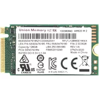 Lenovo 5SS0W76180 | 128GB PCI Express Gen3 NVMe M.2 2242 Internal Solid State Drive — Data Storage Drives