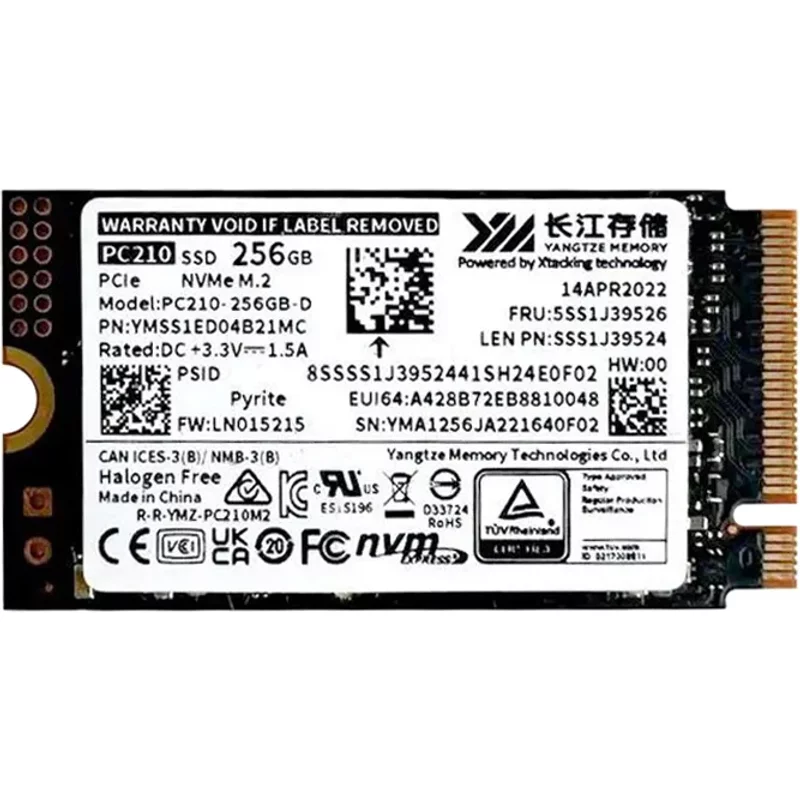 Lenovo 5SS1J39526 | PM991A 256GB PCI Express 3.0 x4 NVMe M.2 2230 Solid State Drive — Data Storage Drives