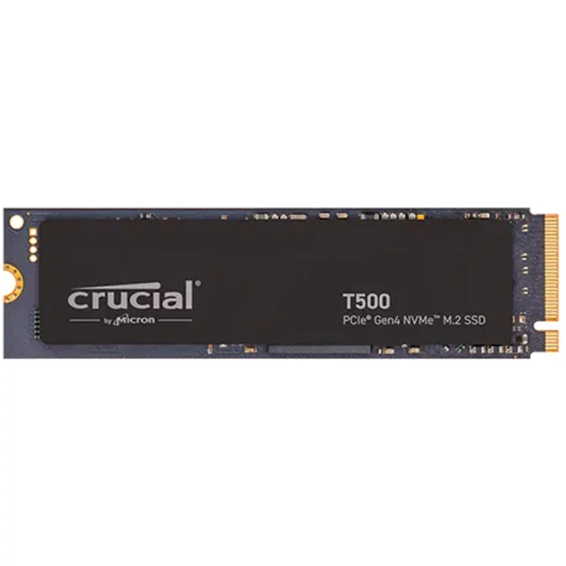 Crucial CT500T500SSD8 | T500 500GB TLC PCIe NVMe 4.0 x4 M.2 2280 Solid State Drive — Disques de stockage