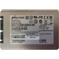 Micron MTFDBAA014SAL-1N1AB | 14GB Single-Level Cell SATA 3Gb/s uSATA 1.8-Inch Solid State Drive — Data Storage Drives