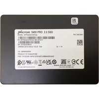 Micron MTFDDAK3T8TGA-1BC16TAYY | 5400 PRO Series 3.84TB Triple-Level Cell SATA 6Gb/s 3D NAND Read Intensive (SED TCG eSSC Encryption) 2.5-Inch Solid State Drive
