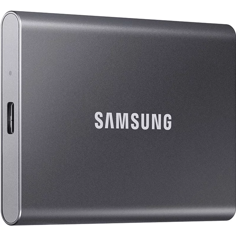 Samsung MU-PC4T0T/AM | T7 Series 4TB 10Gbps USB 3.2 Gen 2 (Type C) Titan Grey Portable Solid State Drive — Data Storage Drives