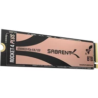 Sabrent SB-RKT4P-8TB | Rocket 4 Plus 8TB PCI Express NVMe 4.0 M.2 2280 Solid State Drive — Data Storage Drives
