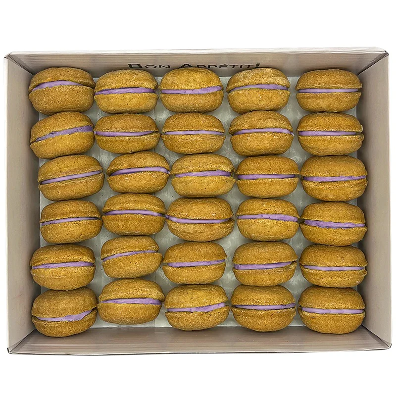 40 Count Dog Macaron Treats Gift Box - Strawberry — Dog Toys
