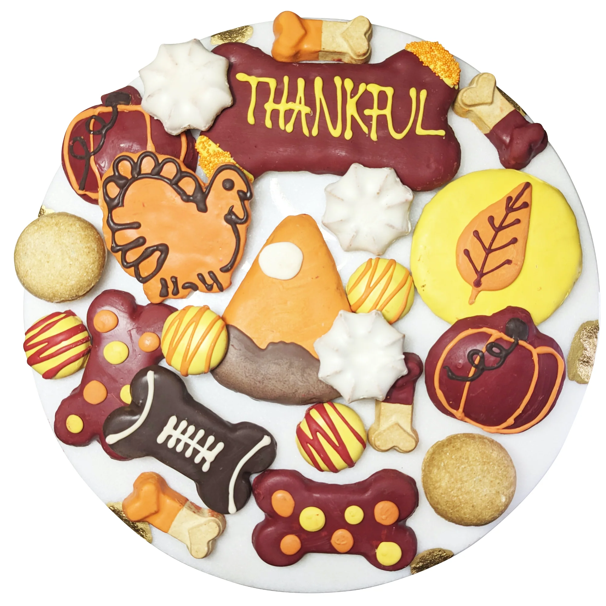 Thankful Themed Dog Treats Gift Box — Dog Toys
