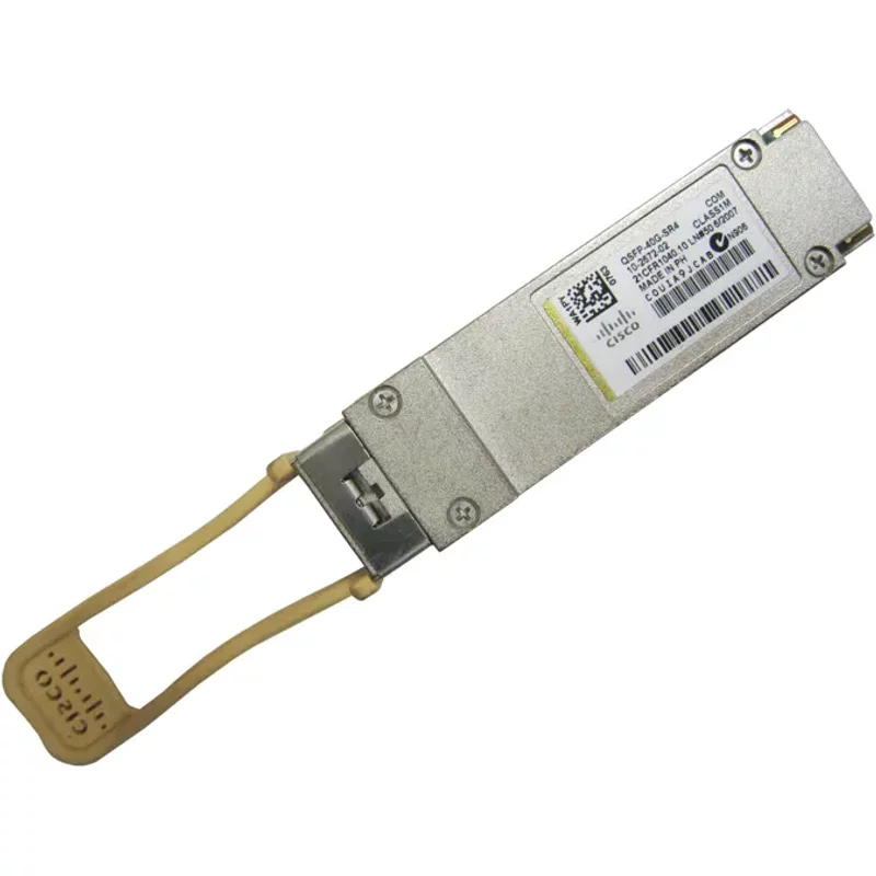 Cisco Qsfp-40G-SR4 | 40Gb/s 40GBase-SR4 Multi-Mode Fibre 850nm 150m MPO Connector Qsfp+ Transceiver Module