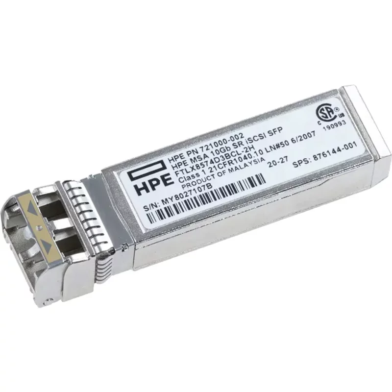 HP 876144-001 | MSA 10Gb/s Short Range ISCSI SFP+ Transceiver Module — Networking Equipment