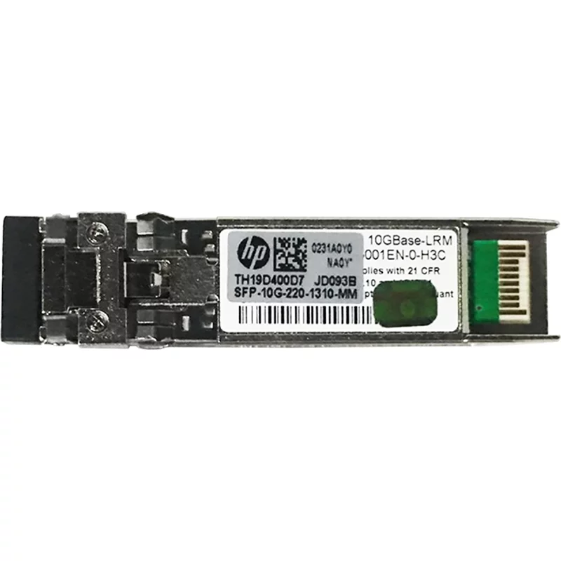 HP JD093B#ABA | ProCurve X130 10Gb/s 10GBase-LRM Multi-Mode Fibre 1310nm 220m Duplex LC Connector SFP+ Transceiver Module — Équipement réseau