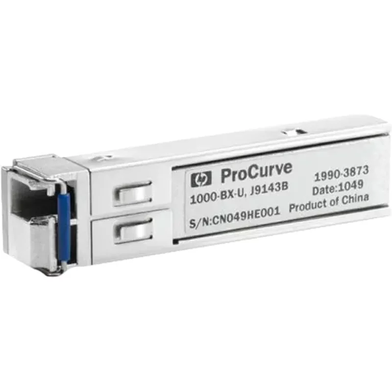 HP J9143B | ProCurve X122 1Gb/s 1000Base-BX-U Single-Mode Fibre 1310nm-TX/1490nm-RX 10km LC Connector SFP Transceiver Module — Équipement réseau