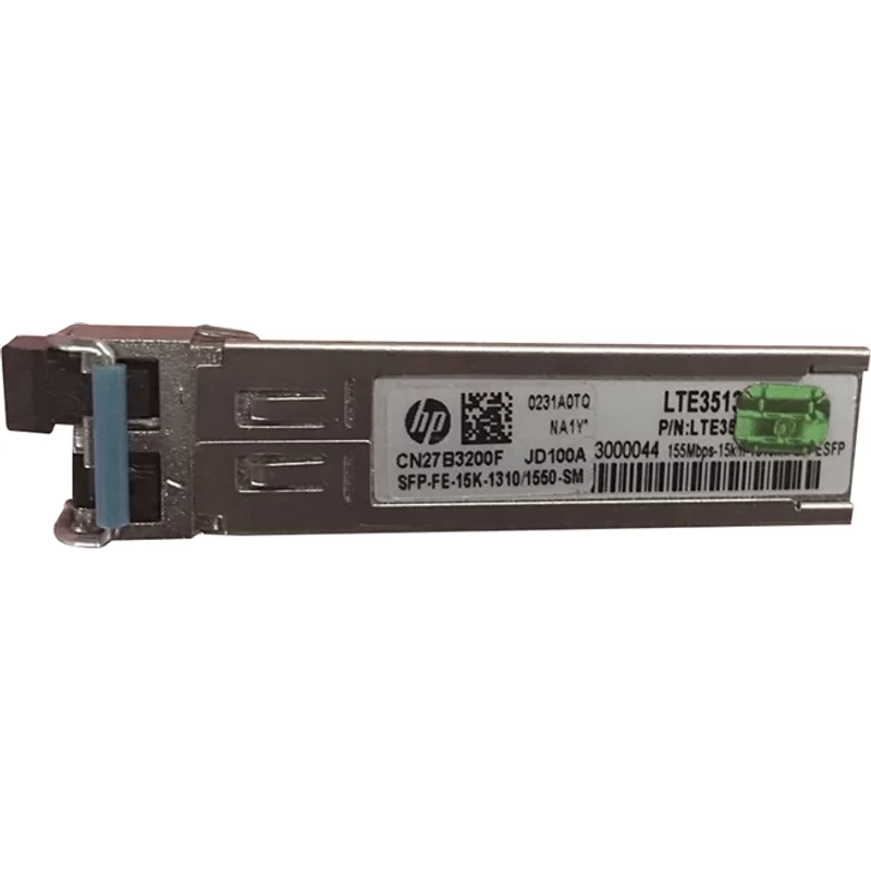 HP JD100-61101 | ProCurve X115 100Mb/s 100Base-BX10-U Single-Mode Fibre 1310nm-TX/1550nm-RX 20km LC Connector SFP Transceiver Module — Équipement réseau