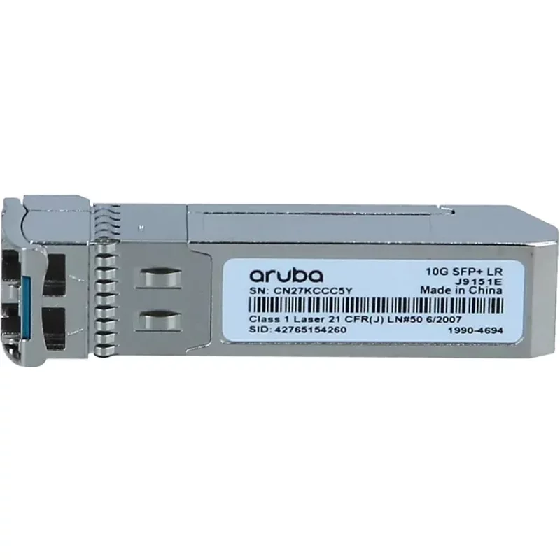 HP J9151E | Aruba X132 10Gb/s 10GBase-LR Single-Mode Fibre 1310nm 10km Duplex LC Connector SFP+ Transceiver Module — Équipement réseau