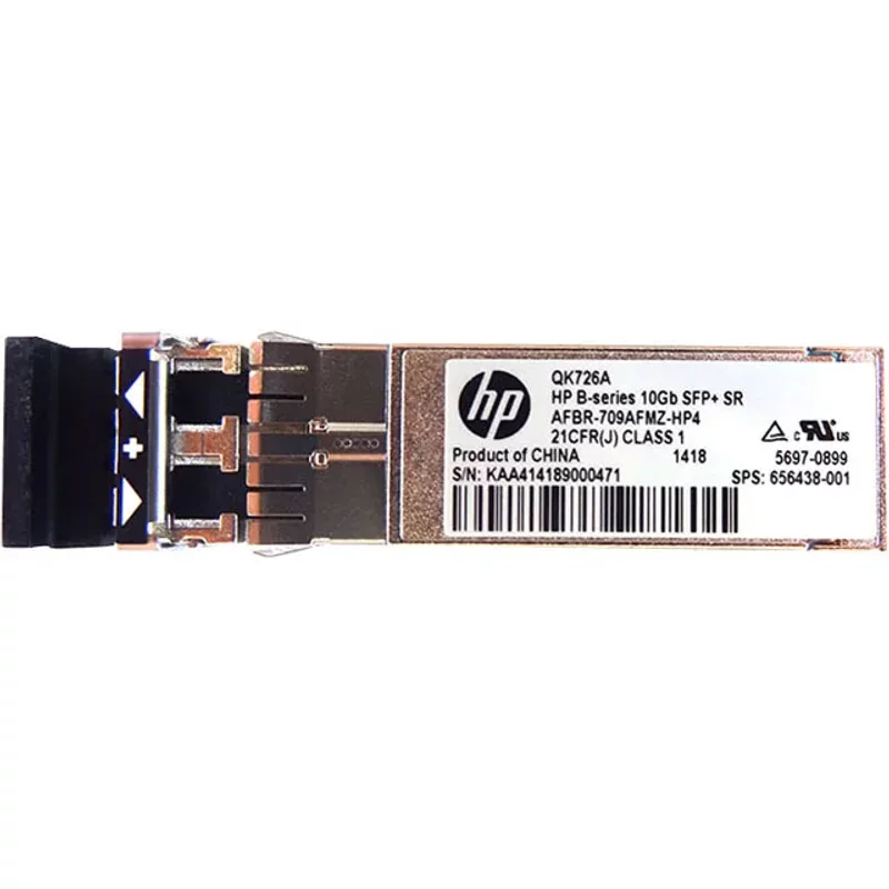 HP 656438-001 | B-Series 10Gb/s 10GBase-SR Multi-Mode Fibre 850nm 300m LC Connector SFP+ Transceiver Module — Équipement réseau