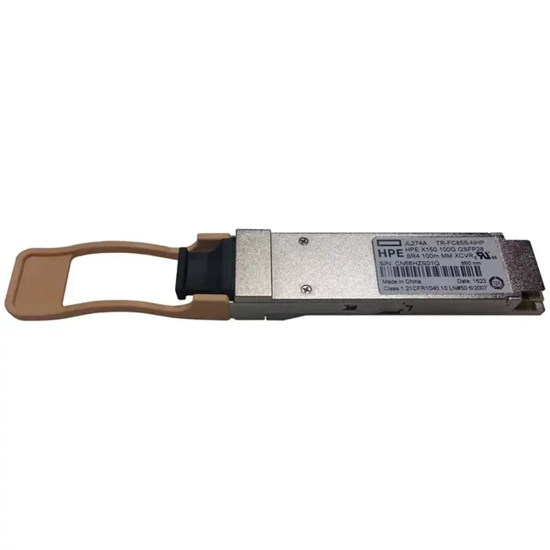 HP JL274A | X150 100Gb/s 100GBase-SR4 Multi-Mode Fibre 850nm 100m MPO Connector QSFP28 Transceiver Module — Networking Equipment