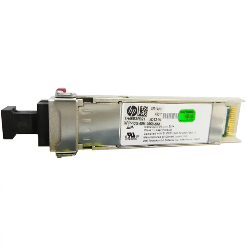 HP JD121-61101 | X135 10Gb/s 10GBase-ER Single-Mode Fibre 1550nm 40km Duplex LC Connector XFP Transceiver Module — Networking Equipment