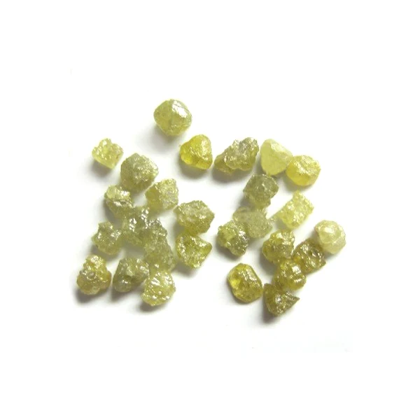 Perles de diamant brut jaune 3 carats 2,00 à 3,00 mm GemoneDiamonds — Perles à bijoux