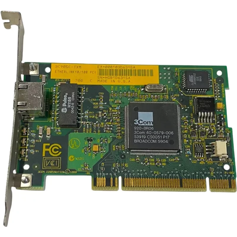3Com 3C905C-TXM-3 | Fast EtherLink XL Single-Port RJ-45 100Mbps 10Base-T/100Base-TX Fast Ethernet PCI Network Adapter — Équipement réseau