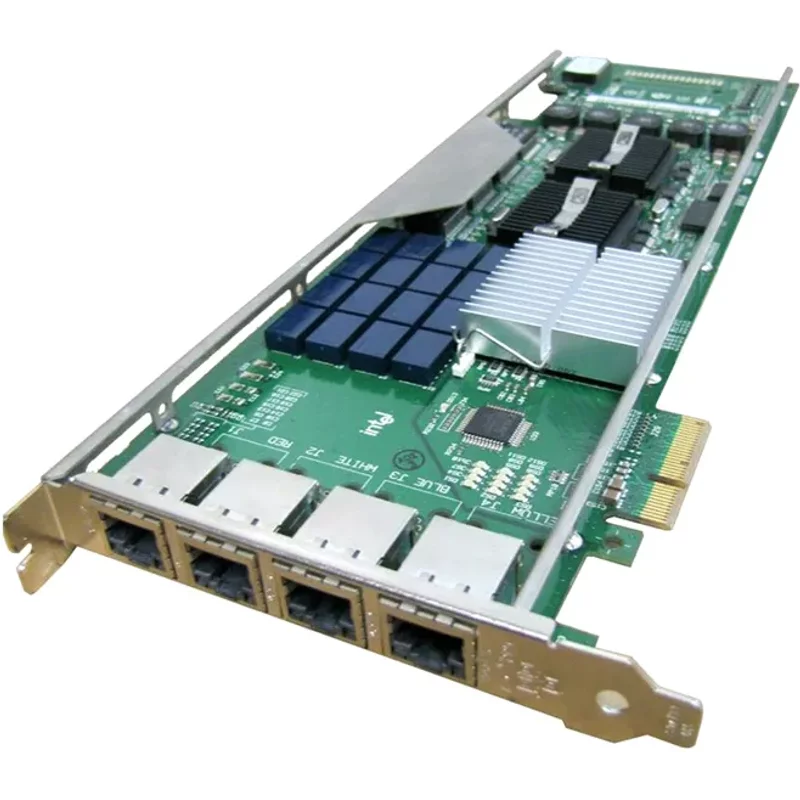 Intel D24262-007 | PRO/1000 PT Quad-Ports RJ-45 1Gb/s 10Base-T/100Base-TX/1000Base-T Gigabit Ethernet PCI Express x4 Bypass Server Network Adapter — Networking 