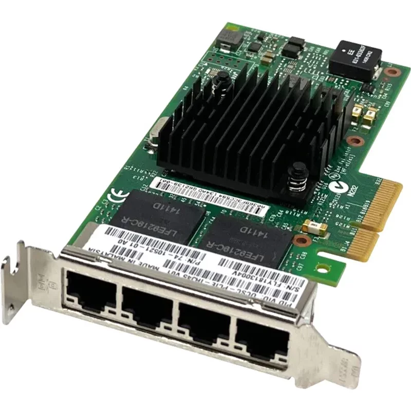 Cisco G62139-002 | I350 4 x Ports 1000Base-T PCI Express x4 Low Profile Gigabit Ethernet Network Adapter Card — Équipement réseau