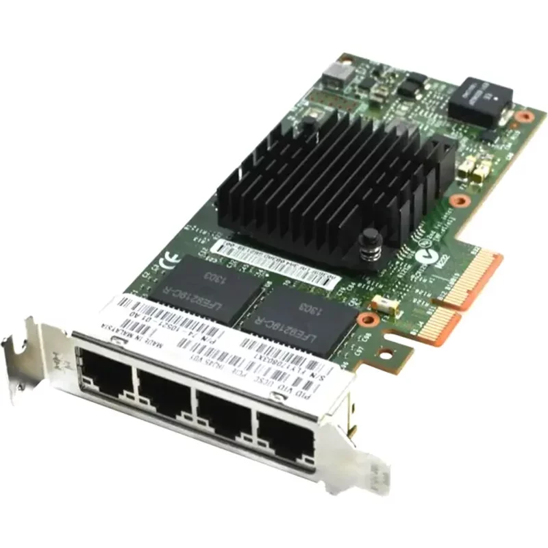 Cisco G62139-001 | I350 4 x Ports 1000Base-T PCI Express x4 Low Profile Gigabit Ethernet Network Adapter Card — Networking Equipment