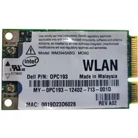 Dell PC193 | Intel Wm3945abg Wlan Wifi Mini PCI Express Card