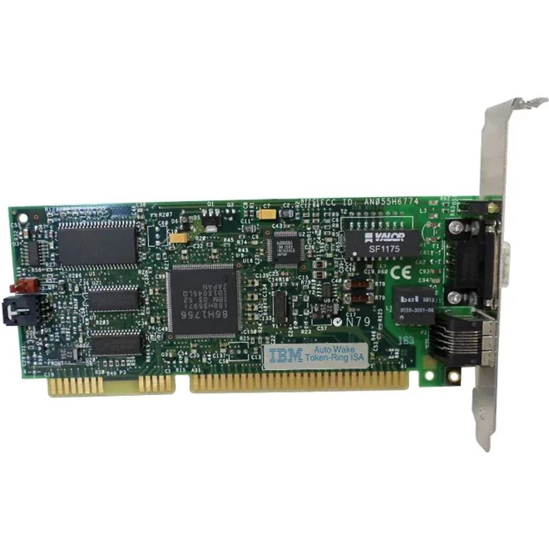 IBM 01L1530 | Single-Port RJ-45 16Mbps 16/4 Auto Wake-on-LAN Token Ring DB-9 PCI ISA Adapter — Équipement réseau