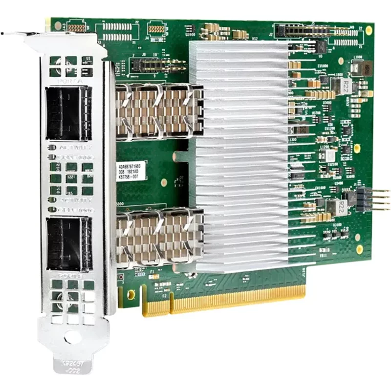 Intel E8102CQDA2G1P5 | 800 Series E810-2CQDA2 2 x Ports 100GBase-X PCI Express 4.0 x16 Fast Ethernet Network Adapter