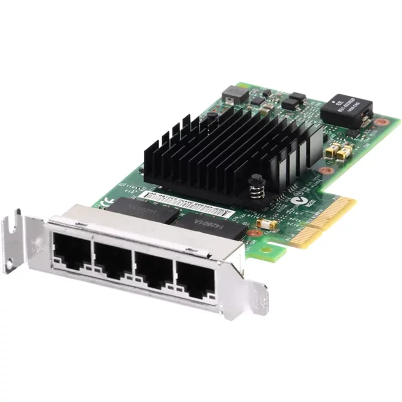 Dell NM8TT | I350 4-Ports 1GBase-T RJ-45 PCI Express 2.0 x4 Low Profile Network Adapter — Networking Equipment