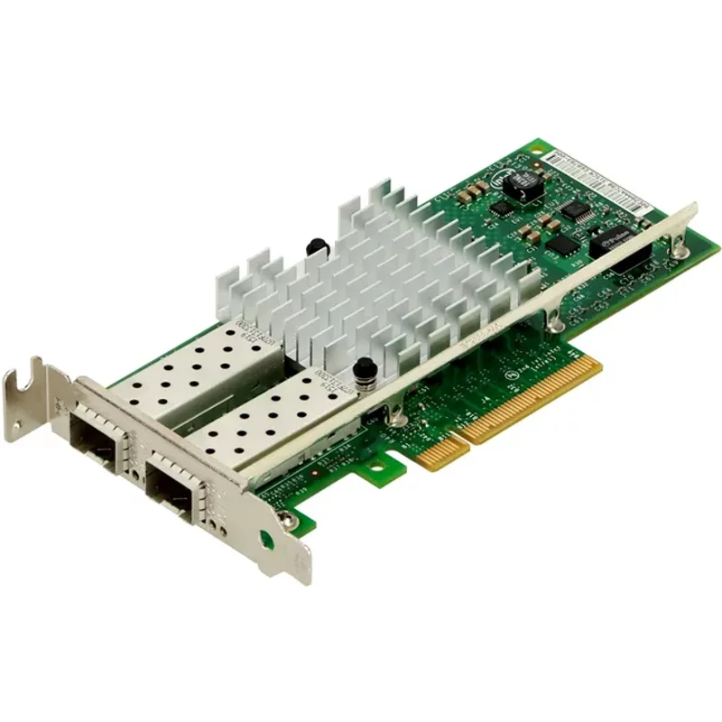 Intel E10G42BTDA-LP | Dual-Ports SFP+ 10Gb/s 10 Gigabit Ethernet PCI Express 2.0 x8 Converged Server Network Adapter — Networking Equipment