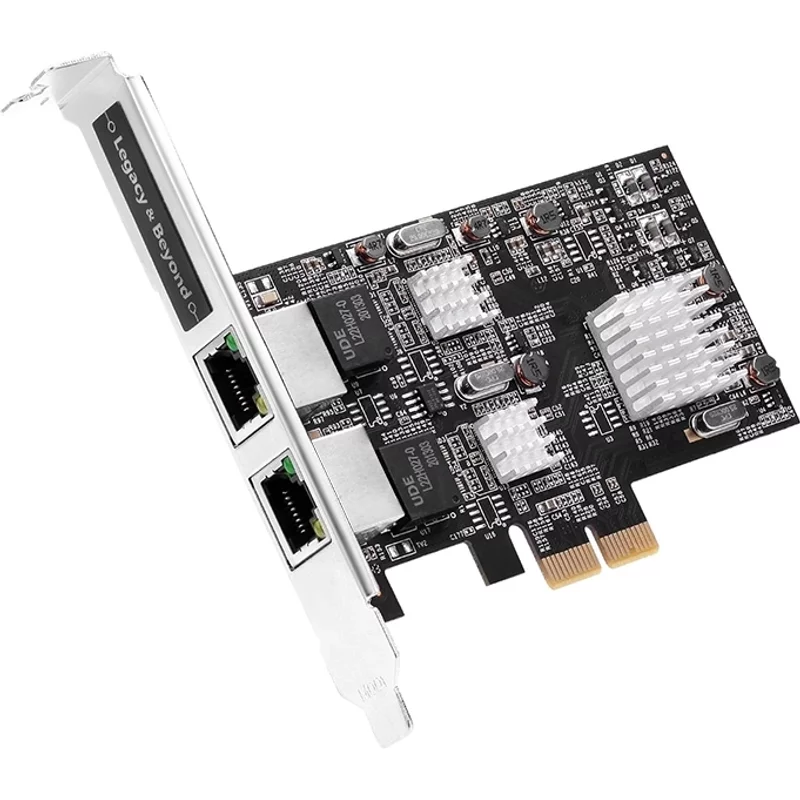 SIIG LB-GE0711-S1 | Dual 2.5G 4-Speed Multi Gigabit Ethernet PCIe Card — Networking Equipment