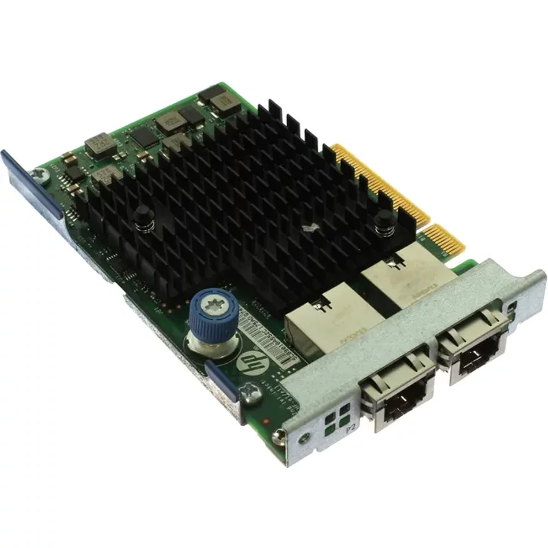 HP 561FLR | 561FLR-T 2-Ports 10GBase-T PCI-Express 2.1 x8 Network Adapter for ProLiant DL360P Gen8 — Équipement réseau