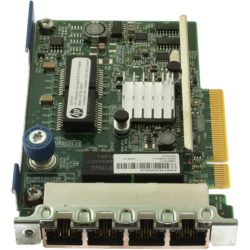 HP 331FLRV2 | 331FLR 4 x Ports 1GBase-T PCI-E 2.0 x4 GbE Server Adapter — Équipement réseau