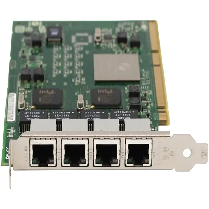 Intel PRO1000GT | Pro/1000 Gt 4 x Ports RJ-45 10GBase-T GT Desktop Network Adapter Card — Networking Equipment