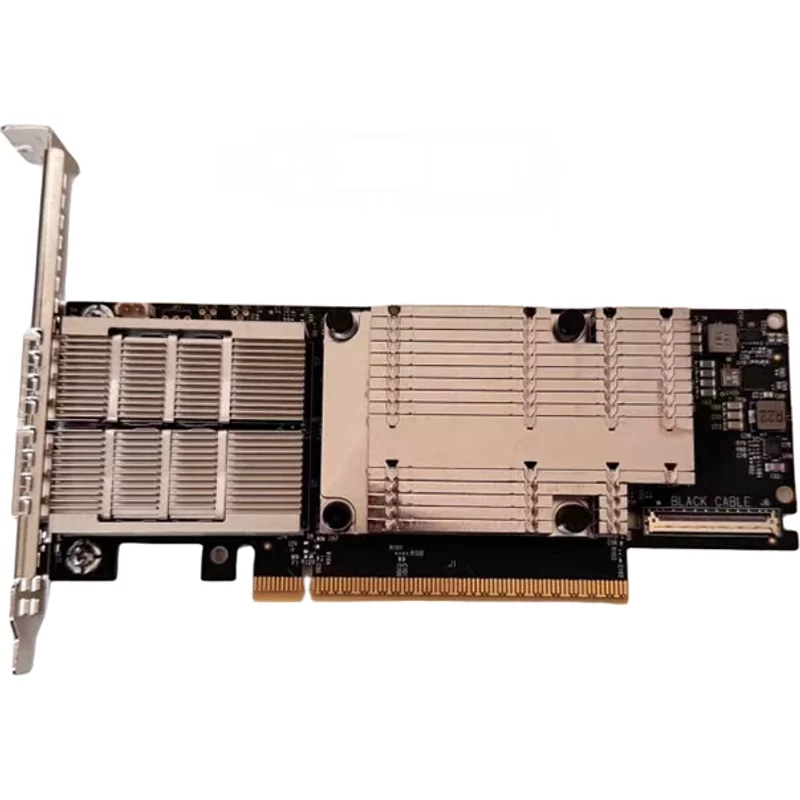 Mellanox MCX755106AS-Heat | Nvidia ConnectX-7 200GbE/NDR200 IB 2-Ports 200Gb/s QSFP112 PCI Express 5.0 x16 Crypto Disabled Secure Boot Enabled Hhhl Network Adap