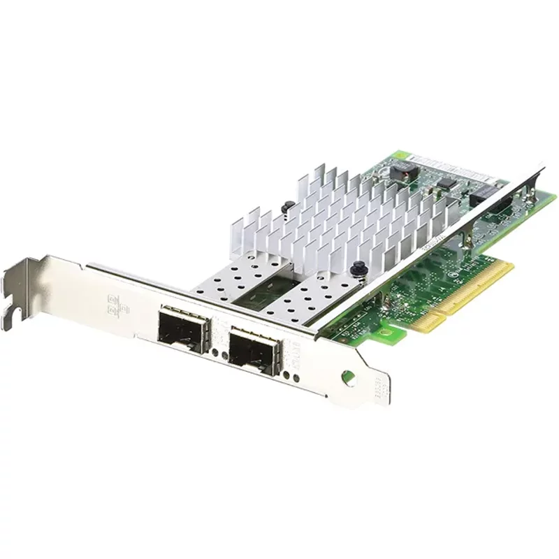 Dell 0D7N7W | Intel X520-DA2 2-Ports 10Gb/s SFP+ Ethernet PCI Express 2.0 x8 Converged Server Network Adapter — Équipement réseau