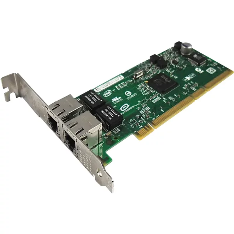 Intel PWLA8492GTG2L20 | PRO/1000 GT 2-Ports RJ-45 1Gb/s 10/100/1000Base-T Gigabit Ethernet PCI-X Server Network Adapter Card — Networking Equipment