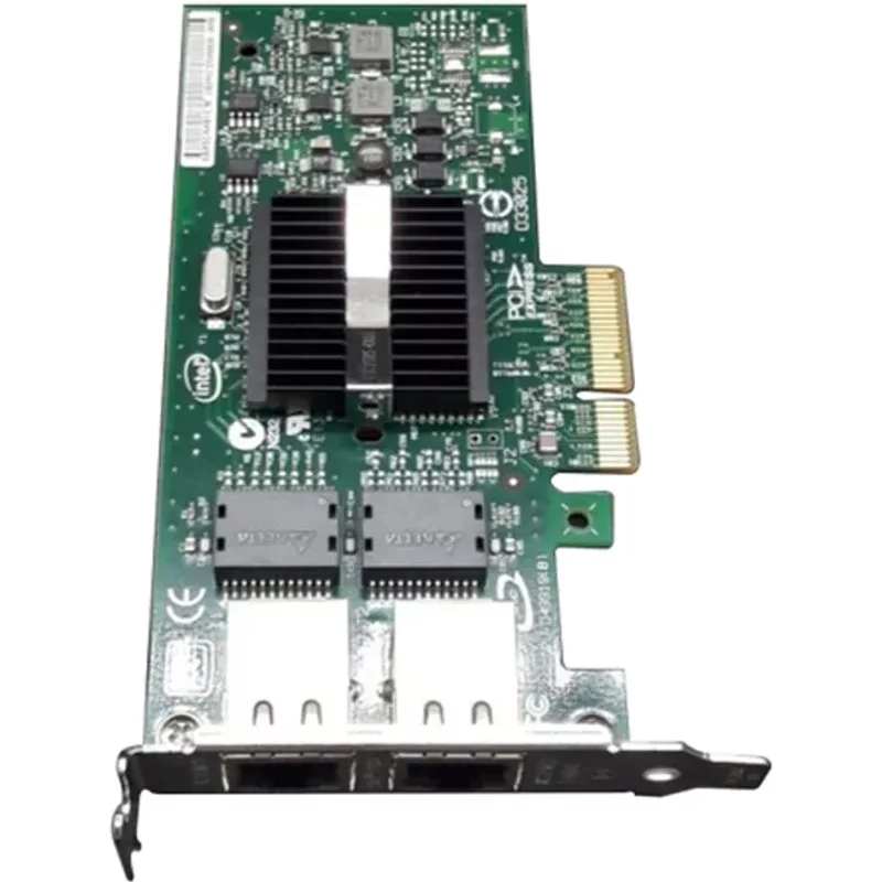 Intel D50865-024 | PRO/1000 PT 2-Ports RJ-45 1Gb/s 10/100/1000 Gigabit Ethernet PCI Express x4 Server Network Adapter Card — Networking Equipment