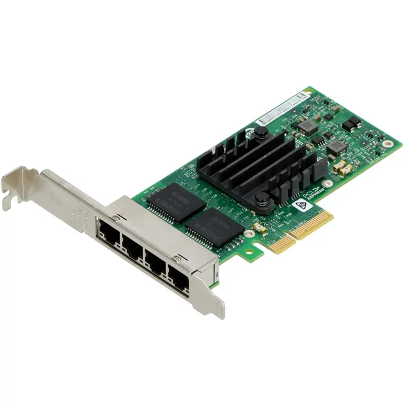 Intel I340-T4-LP | 4 x Ports 1Gb/s RJ-45 PCI Express 2.0 x 4 Ethernet Server Network Adapter Card — Équipement réseau
