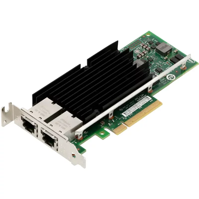 Intel G45270-005 | X540-T2 2-Ports 10GBase-T PCI Express 2.0 x8 Low Profile Converged Network Adapter Card — Networking Equipment