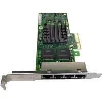 Intel E1G44HTBLK-LP | 4 x Ports 1Gb/s 1000Base-T PCI Express 2.0 x4 Gigabit Ethernet Server Network Adapter Card