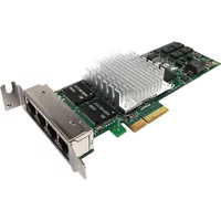 Intel D64202-008 | PRO/1000 PT 4 x Ports RJ-45 1Gb/s 10/100/1000Base-T Gigabit Ethernet PCI Express x4 Low Profile Server Network Adapter Card — Networking Equi