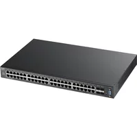 ZyXEL XGS2210-52HP | 48 x Ports PoE+ 10/100/1000Base-T + 4 x SFP+ Ports 10Base-X Layer 2 Managed 1U Rack-mountable Gigabit Ethernet Network Switch — Équipement 