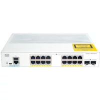 Cisco C1000-16FP-2G-L-RF | Catalyst C1000 Series C1000-16P 16 x Ports PoE+ 10/100/1000BaseT + 2 x SFP Ports Layer 2 Managed Gigabit Ethernet Network Switch — Ne