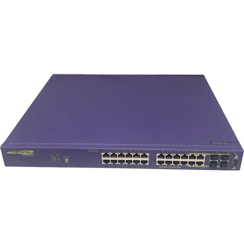 Extreme Networks X450A-24T-Core | Summit X450A Series 24 x RJ-45 Ports 10/100/1000Base-T + 4 x SFP Ports Layer 2 Managed Gigabit Ethernet Network Switch
