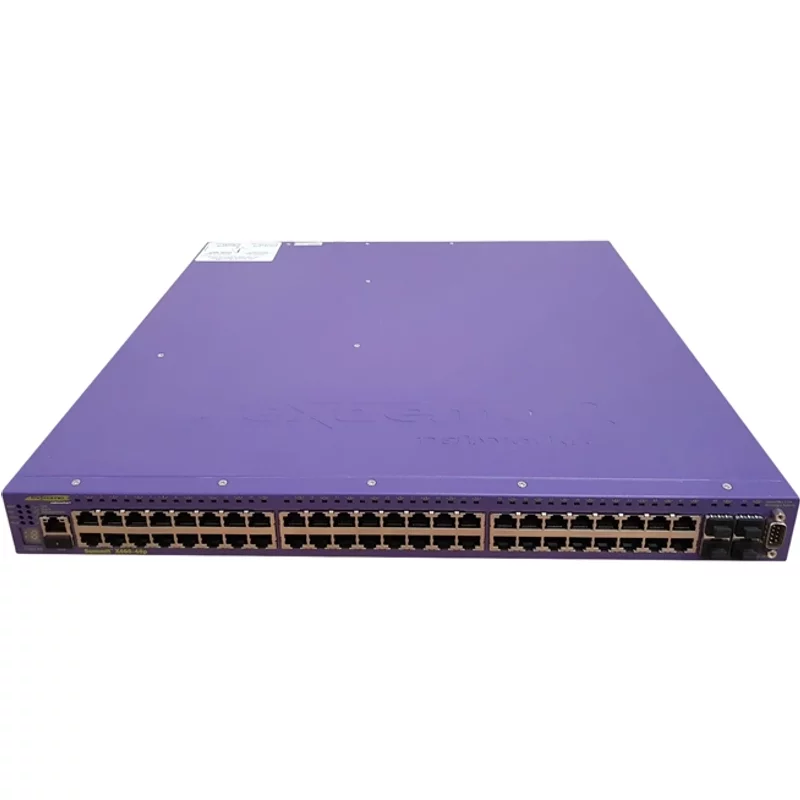 Extreme Networks X460-48P-2PSU | Summit X460 Series 48 x Ports 1000Base-T PoE + 4 x Ports SFP Layer 2 Managed Stackable Gigabit Ethernet Network Switch — Équipe