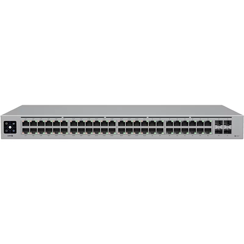 Ubiquiti Usw-48-POE | 48-Port Layer 2 PoE Switch with a silent Fanless Cooling System