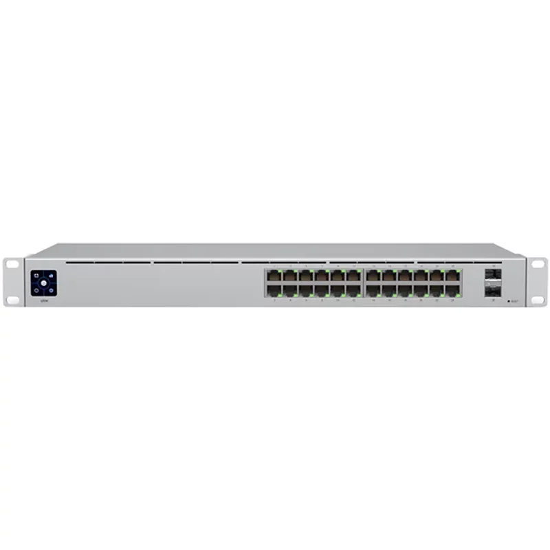 Ubiquiti USW-24 | 24-Port, Layer 2 Switch with a Silent, Fanless Cooling System — Équipement réseau