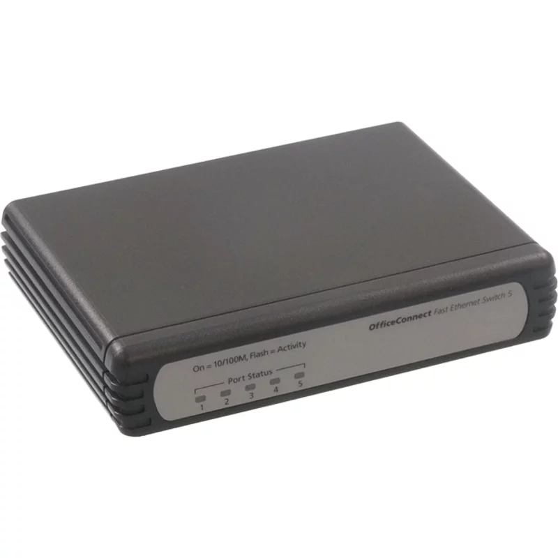 HP JD853A | OfficeConnect 1405 Series V1405C-5 5 x RJ-45 Ports 10/100Base-TX Layer 2 Unmanaged Rack-mountable Fast Ethernet Network Switch — Équipement réseau