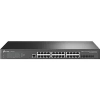 TP-LINK TL-SG3428X | JetStream 24-Port Gigabit L2+ Managed Switch with 4 10GE SFP+ Slots — Équipement réseau