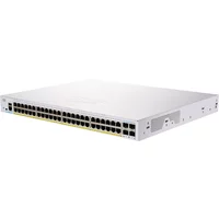 Cisco CBS350-48P-4X-NA | Business 350 Series CBS350-48P-4X 48 x RJ-45 Ports PoE+ 10/100/1000Base-T 4 x SFP+ Ports Layer 3 Managed Rack-mountable Gigabit Ethernet Network Switch